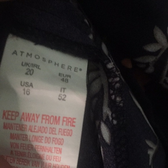 ⭐️ATMOSPHERE Longsleeves Floral Print Sz 16⭐️ - Picture 12 of 12